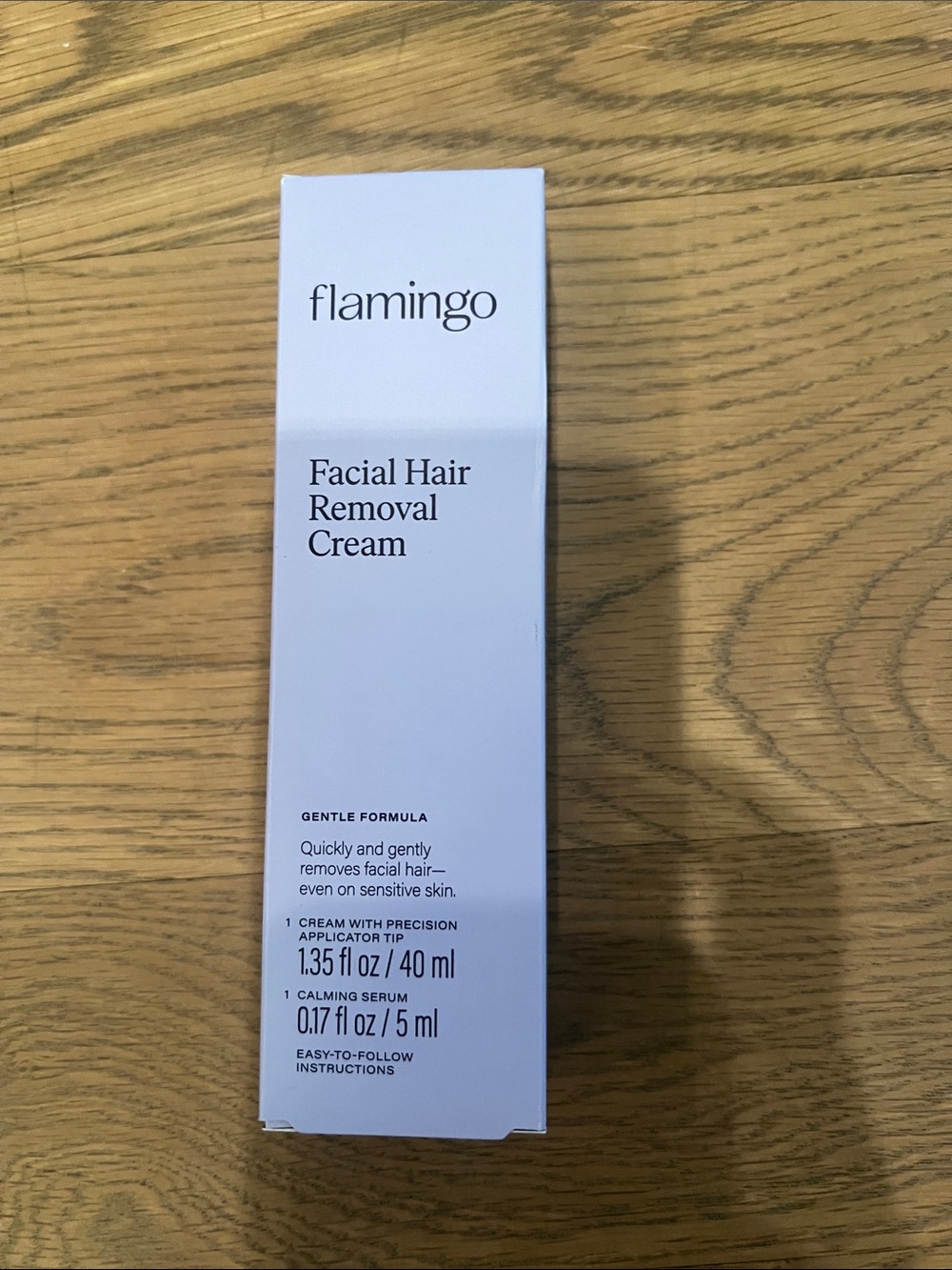 Flamingo Facial Hair Removal Cream — White